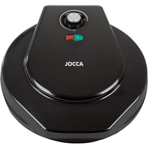 JOCCA - Forno Grill Elettrico per Pizze 30,5 cm | Pizzaiola Elettrica | Apertura a 90º | Piastre Antiaderenti | Temperatura Regolabile