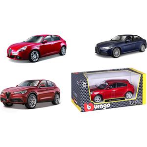 Bburago Modellino Auto Alfa Romeo Giulia 1:24 in Metallo e Plastica con Scatola