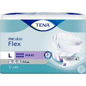 Tena Flex Maxi Pannolone a Cintura Large - 22 Pezzi con Tecnologia FeelDry Advanced