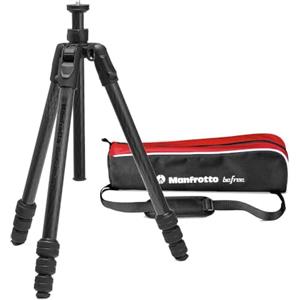 Manfrotto Befree GT PRO Treppiede, per Teste Foto o Video, Treppiede da Viaggio in Fibra di Carbonio, Twist Lock, Compatto e Portatile, per DSLR, Mirrorless, Accessori Fotocamera