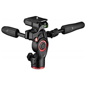 Manfrotto Befree 3-Way Live, Testa a 3 Vie per Treppiede, Testa Fluida in Alluminio per Fotocamera e Videocamera Fino a 6 kg, Compatta, Accessori Fotografia per Creazione Contenuti, Foto e Video