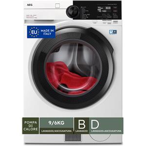AEG 9000 AbsoluteCare LWR9E964MB Lavatrice-asciugatrice 9 kg | 24 mesi di garanzia del produttore | bianco