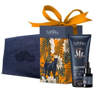 Euphidra Cofanetto Mr. Barber Man - Kit Completo con Doccia Shampoo Idratante, Olio Barba e Beauty Trousse