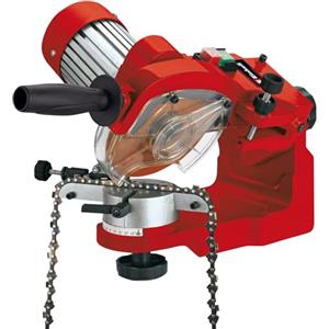Einhell GC-CS 235 E Affilacatene elettrico (230 V, 235 W, limitatore profondità, scala graduata angolo, serraggio catena, testa inclinabile e regolabile, illuminazione, protez. scintille)