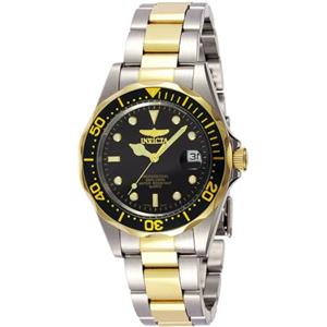 Invicta Pro Diver Orologio da in acciaio inossidabile con movimento Quarzo - 37mm, Bicolore / Nero
