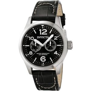 Invicta I-Force Orologio da Uomo in acciaio inossidabile con movimento Quarzo - 48mm, Nero / Argento