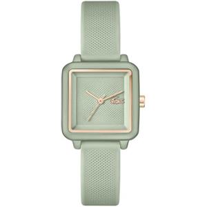 Lacoste Orologio con Movimento al Quarzo a Tre Lancette da Donna Collezione LACOSTE.12.12 FLOW con Cinturino in Silicone verde salvia - 2001387