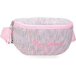 Pepe Jeans Miri, astuccio scolastico, a tracolla, realizzato in poliestere, varie tasche e scomparti, rosa. Joumma Bags., Rosa, Taglia unica, Marsupio