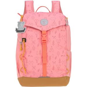 LÄSSIG Zaino da trekking per bambini Zaino per bambini con fascia toracica spallacci imbottiti idrorepellente, 14 litri/Big Outdoor Backpack Adventure rosa