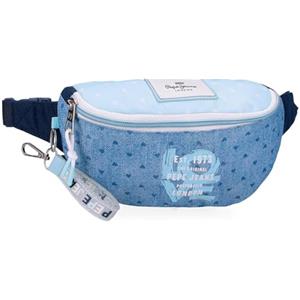 Pepe Jeans Noni Denim Marsupio Blu 22x12x7 cm Poliestere by Joumma Bags, blu, Taglia unica, Marsupio