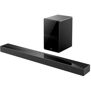 TCL Q75H 5.1.2 ch soundbar per TV, 620 Watt, Home theater, Cinema Surround, Sound Expansion, Dolby Atmos, DTS:X, HDMI eARC, Bluetooth 5.1, un telecomando, USB, Ottico, Montaggio a parete possibile