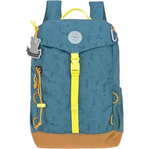 LÄSSIG Zaino da trekking per bambini Zaino per bambini con fascia toracica spallacci imbottiti idrorepellente, 14 litri/Big Outdoor Backpack Adventure blu