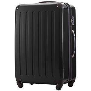 HAUPTSTADTKOFFER - Valigia Rigida Alex, TSA, Taglia 75 cm, 119 Litri, Colore Nero