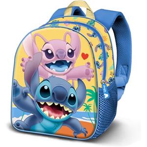 Disney Lilo e Stitch Ocean-Zainetto Basic, Blu, 30 x 38 cm, Capacità 13 L