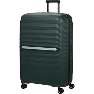 Samsonite Neo Flux - Spinner XL, Valigia espandibile, 81 cm, 130/145 L, Verde giungla (Jungle Green)