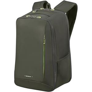 Samsonite Guardit Classy - Bagaglio a mano Ryanair 25 x 20 x 40 cm, 20L, 0,60 kg, Borsa da cabina, Zaino da aereo S - Verde (Gunmetal Green)