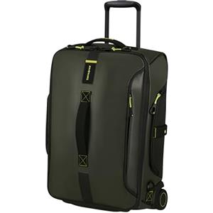 Samsonite Paradiver Light - Borsone con Ruote & Funzione Zaino (55 cm), Small, Bagaglio a Mano, Idrorepellente, Leggero, 51L, Verde (Jungle Green)