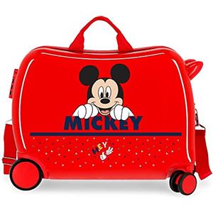 Disney Valigia per bambini 2 ruote multidirezionali Happy Mickey