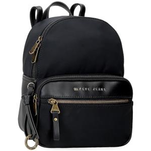 Pepe jeans Morgan, zaini casual, borse da viaggio, in similpelle beige e nera da donna, di Joumma Bags