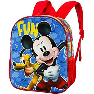 Disney Zaino Basic, 31 x 39 cm, Capacità 18.2 L, Multicolore Topolino