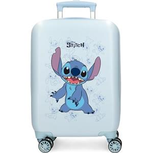 Disney Happy Stitch Bagaglio, Unisex - Bambini e ragazzi, Blu, 33 x 50 x 20 cm