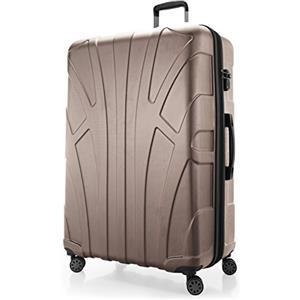 Suitline - Valigia Trolley rigido grande ABS TSA 4 ruote, 85 cm, 160 litres, Oro