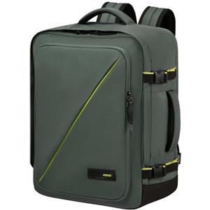 American Tourister Take2Cabin - Borsa da cabina Ryanair 25 x 20 x 40 cm, 24 L, 0,40 kg, bagaglio a mano, zaino aereo S sottosella, verde (Foresta scura)
