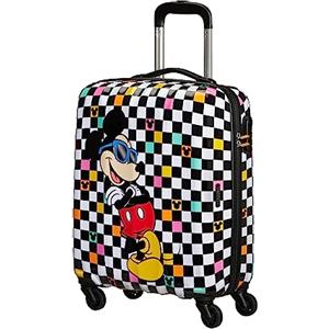 American Tourister Hypertwist, Spinner S, bagagli a mano, 55 cm, 36 L, multicolori (Topolino)