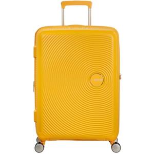 American Tourister Soundbox - Trolley M Espandibile Valigia, 67 cm, 71.5/81 L, Giallo (Golden Yellow)