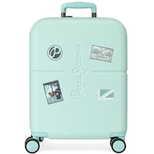 Pepe Jeans Chest - Valigia da cabina, taglia unica, blu, Talla Unica, Valigia cabina