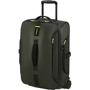 Samsonite Paradiver Light - Borsone con Ruote (55 cm), Small, Bagaglio a Mano, Idrorepellente, Leggero, 48,5L, Verde (Jungle Green)