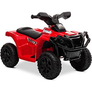Playkin Red S-Quad - Quad elettrico per bambini, moto per bambini 6V batteria ricaricabile 4 ruote +2 anni Giocattoli auto a batteria