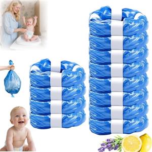 Gicctyble 12 Pezzi Ricariche Mangiapannolini, Sacchetti Mangiapannolini Antiodore Inodore Addensata Compatibili con Maialino Foppapedretti Tommee Tippee Twist & Click Simplee Tec Litter Locker