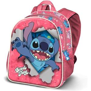 Disney Zaino Basic, 31 x 39 cm, Capacità 18.2 L, Rosa Stitch Thing