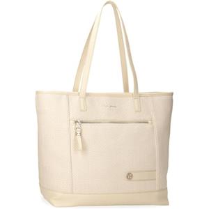 Pepe Jeans Sprig Portafogli, Portafogli, Portafogli, Portafogli, Casuale realizzata in Similpelle. Joumma Bags, beige, Taglia unica, Borsa Tote