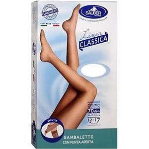 Desa Pharma Sauber Gambaletto Punta Aperta 70 Denari Maglia Liscia Neutro Beige Taglia 3