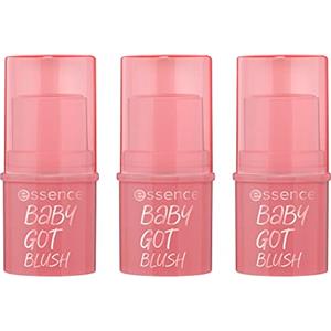 Essence Baby Got Blush, N. 30, Rosa, Naturale, Brillante, Vegano, Senza Alcool, Parabeni e Particelle di Microplastica, Confezione da 3 (3 x 5,5 g)