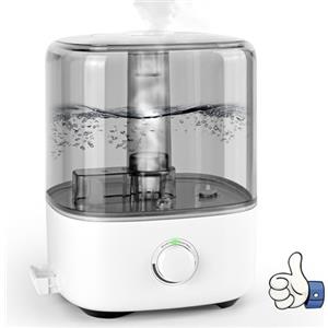 SternSinn Umidificatore Camera da Letto 5L Umidificatore A Riempimento Dall'Alto 28db Ultra Silenzioso Per Bambini E Piante Umidificatore Ultrasuoni a Nebbia Fredda Umidificatore Diffusore Silenzioso