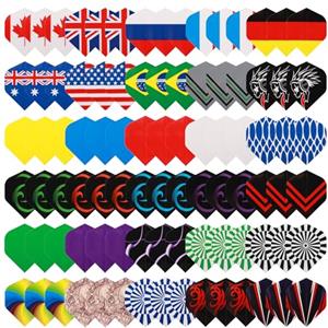 Deetenks 90 Pezzi Dart Voli 30 set Voli dardi di dardo per animali domestici standard durevoli Ala di coda di piuma sostitutiva per morbida punta in acciaio freccette
