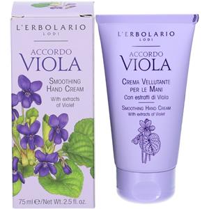 L'Erbolario Crema Vellutante Accordo Viola 75 ml Balsamo Labbra Protettivo in Omaggio