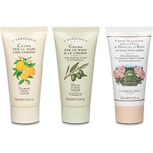 L'ERBOLARIO Crema Mani Limone 75ml - Trattamento Protettivo con Omaggio Proteggi Labbra Balsamico