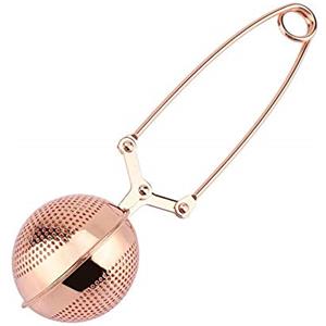 Duokon Infusore portatile per tè in acciaio inox con filtro riutilizzabile a forma di palla Teiera filtro teiera per il