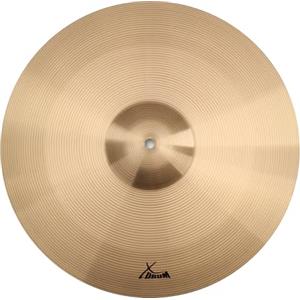 XDrum 18 Eco Piatti Crash/Ride (Piatti per batteria, musicali, armonici e comunque incisivi, set di piatti, suono medio scuro, pieno)