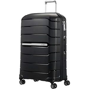 Samsonite Flux - Spinner L, Valigia espandibile, 75 cm, 99/111 L, Nero (Black)