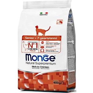 MONGE GATTO CROCCHETTA SENIOR POLLO 400 G