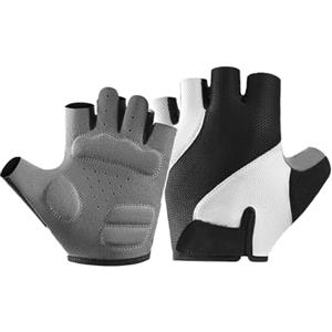 QINGZY Guanti da Ciclismo Mezza Dita, Antiscivolo e Traspiranti, Guanti Estivi Mountain Bike, Guanti Ciclismo Estivi Uomo Donna per Bici da Strada, MTB, Allenamento, Fitness, Sport all'Aperto