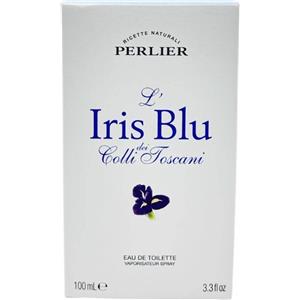 Perlier Iris Blu - Eau de Toilette Floreale 100ml, Eleganza Toscana e Arte Italiana