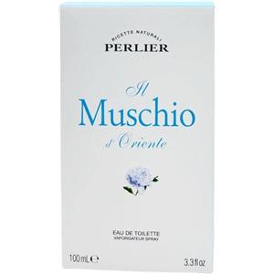 Perlier Eau de Toilette Muschio Bianco d'Oriente 100ml - Fragranza Intensa e Avvolgente con Note Orientali