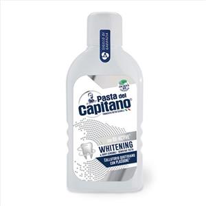 Pasta del Capitano Collutorio Whitening Denti Sensibili 400ml - Sbiancante con Plasdone