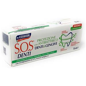 Ciccarelli Sos Denti - Dentifricio Antiplacca Protezione Denti E Gengive, 75ml
